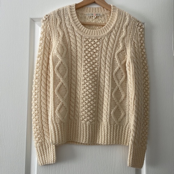 Alexa Chung for Madewell Aimee Fisherman Knit pullover XS - Picture 7 of 9